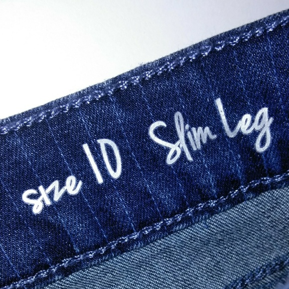 NWT New Directions Weekend Slim Leg Jeans size 10 - Picture 7 of 8